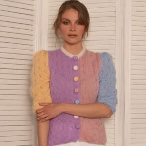 FIONA CANDY MOHAIR CARDIGAN